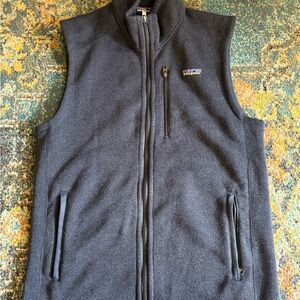 Patagonia Dark Gray Fleece Vest
